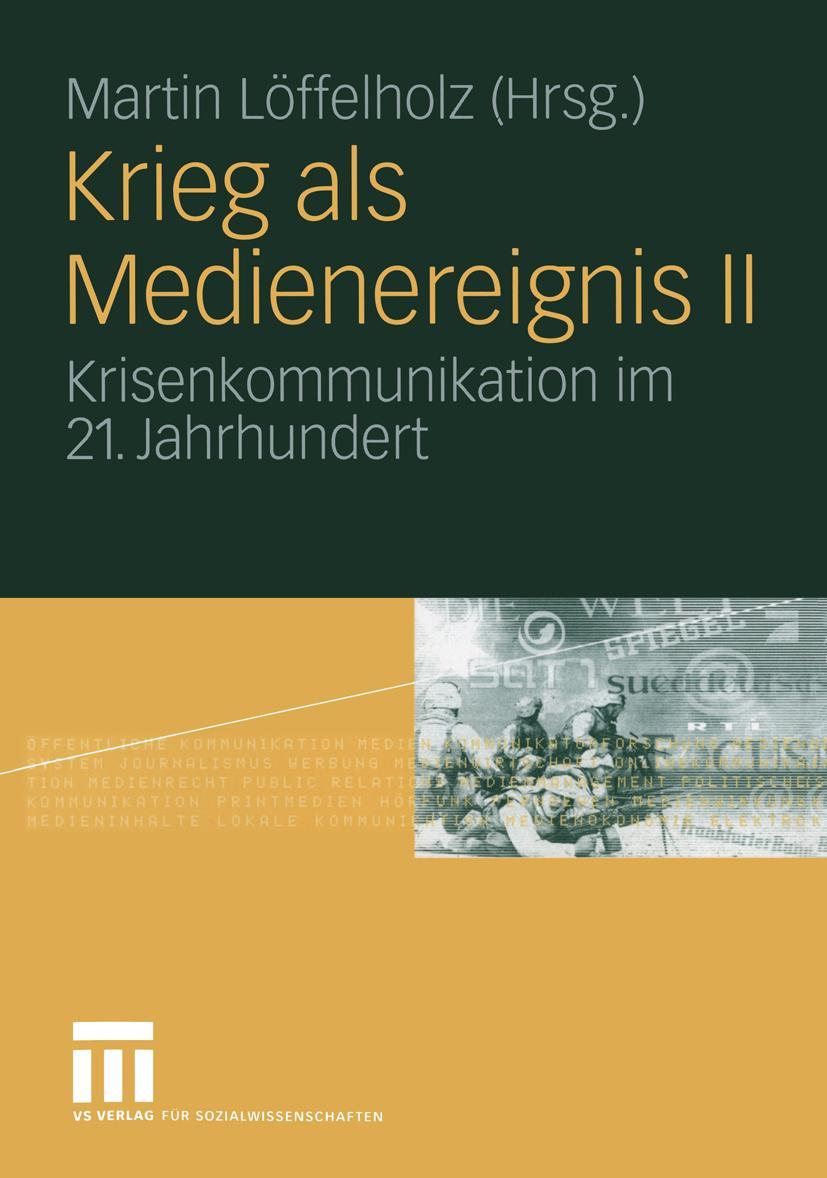 Vorderes Coverbild Krieg als Medienereignis II