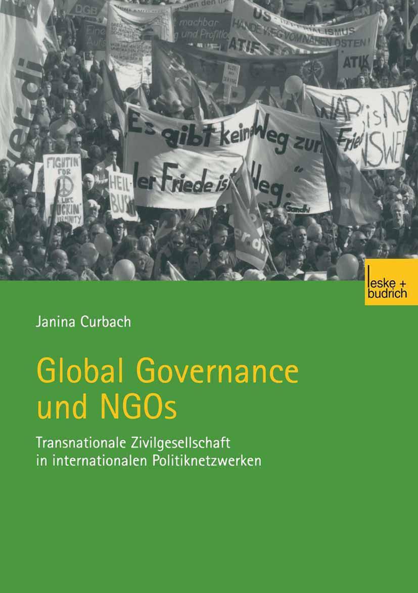 Vorderes Coverbild Global Governance und NGOs