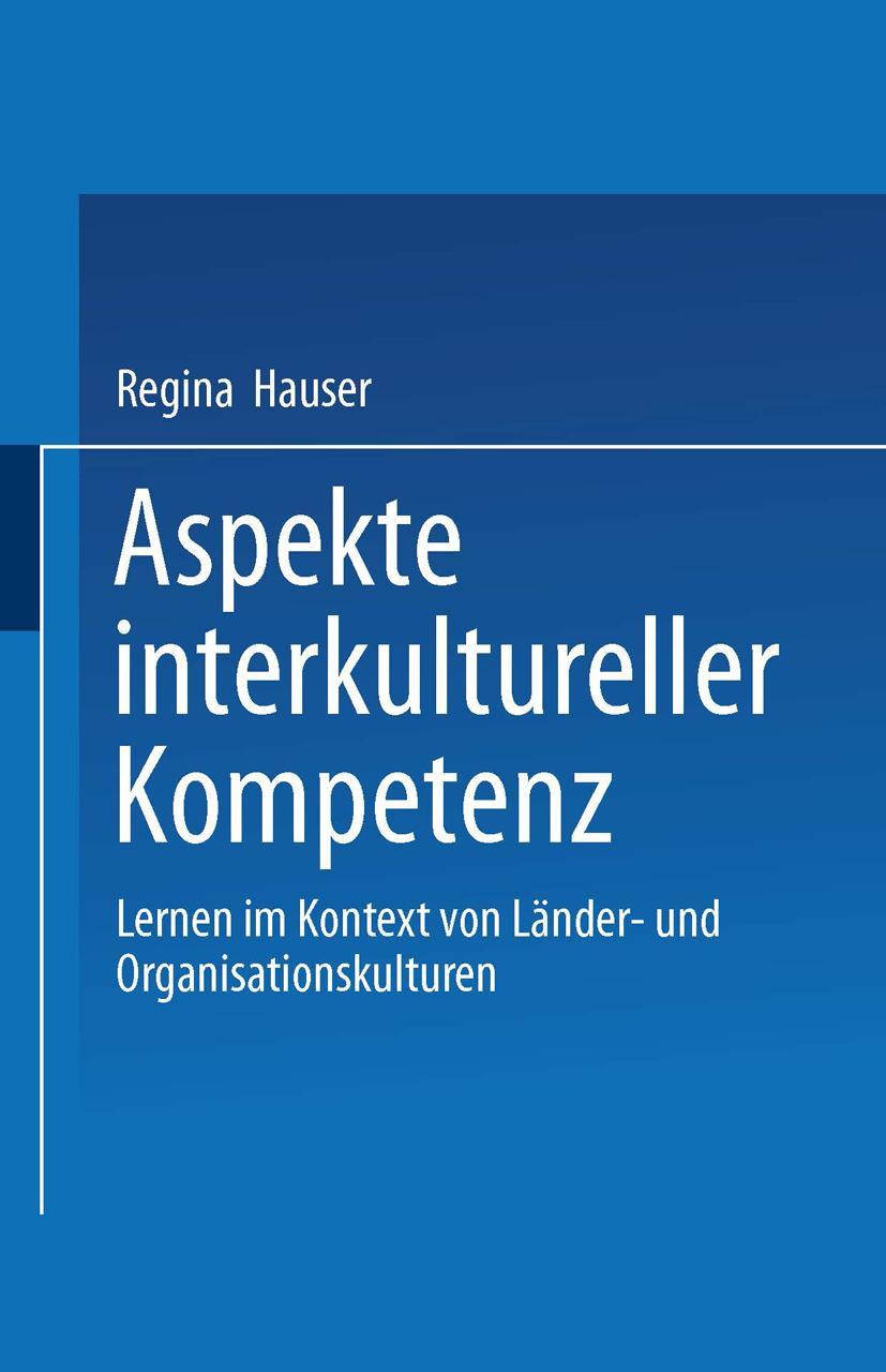 Vorderes Coverbild Aspekte interkultureller Kompetenz