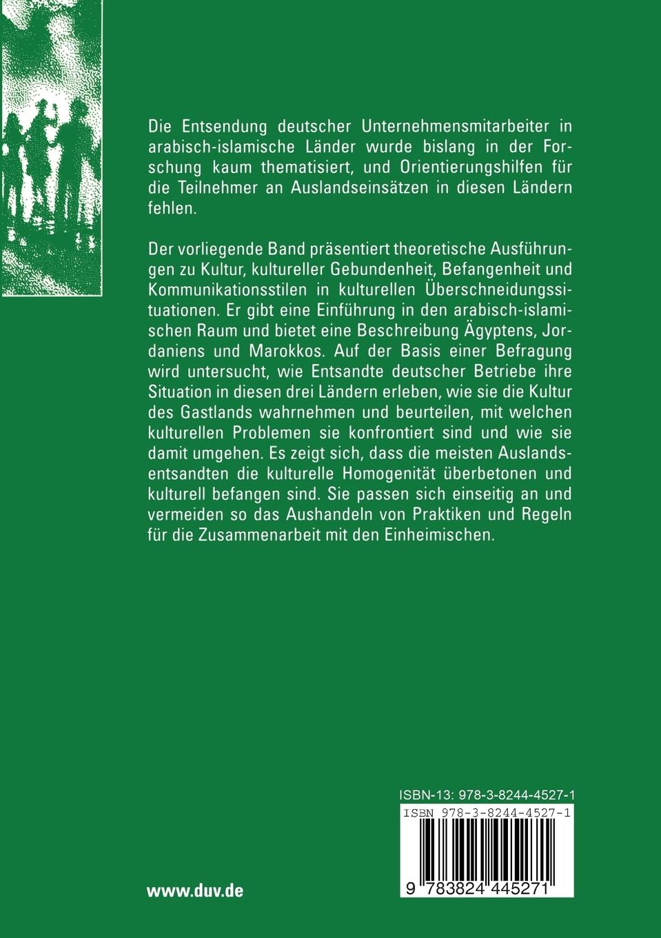 Rückseitencover Kulturelle Befangenheit und Anpassung