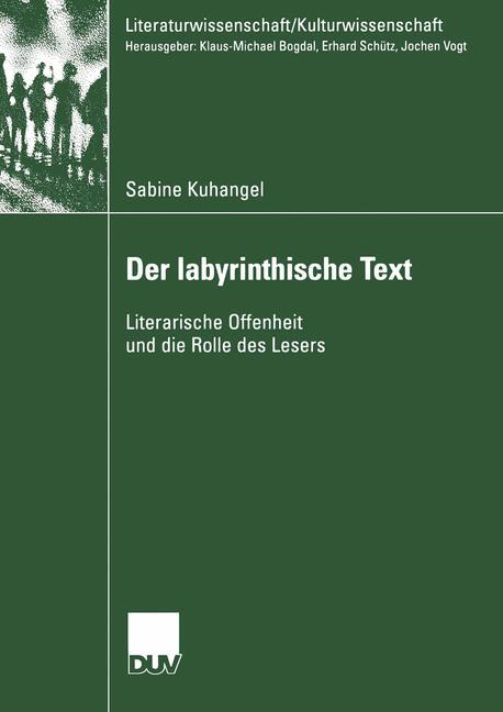 Vorderes Coverbild Der Iabyrinthische Text