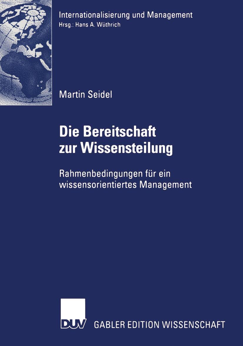 Vorderes Coverbild Die Bereitschaft zur Wissensteilung