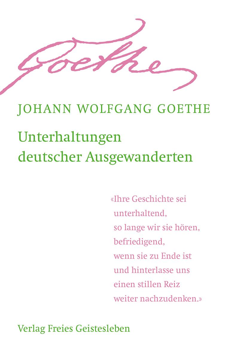 Vorderes Coverbild Unterhaltungen deutscher Ausgewanderten