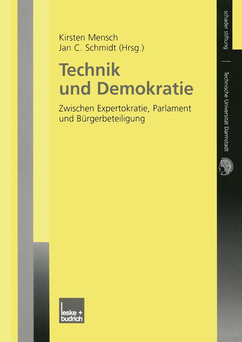 Vorderes Coverbild Technik und Demokratie