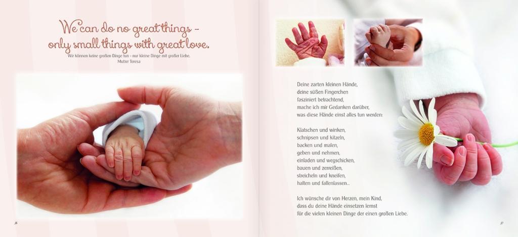 Beispielinhalt (Bild) Willkommen, kleines Wunder Mensch