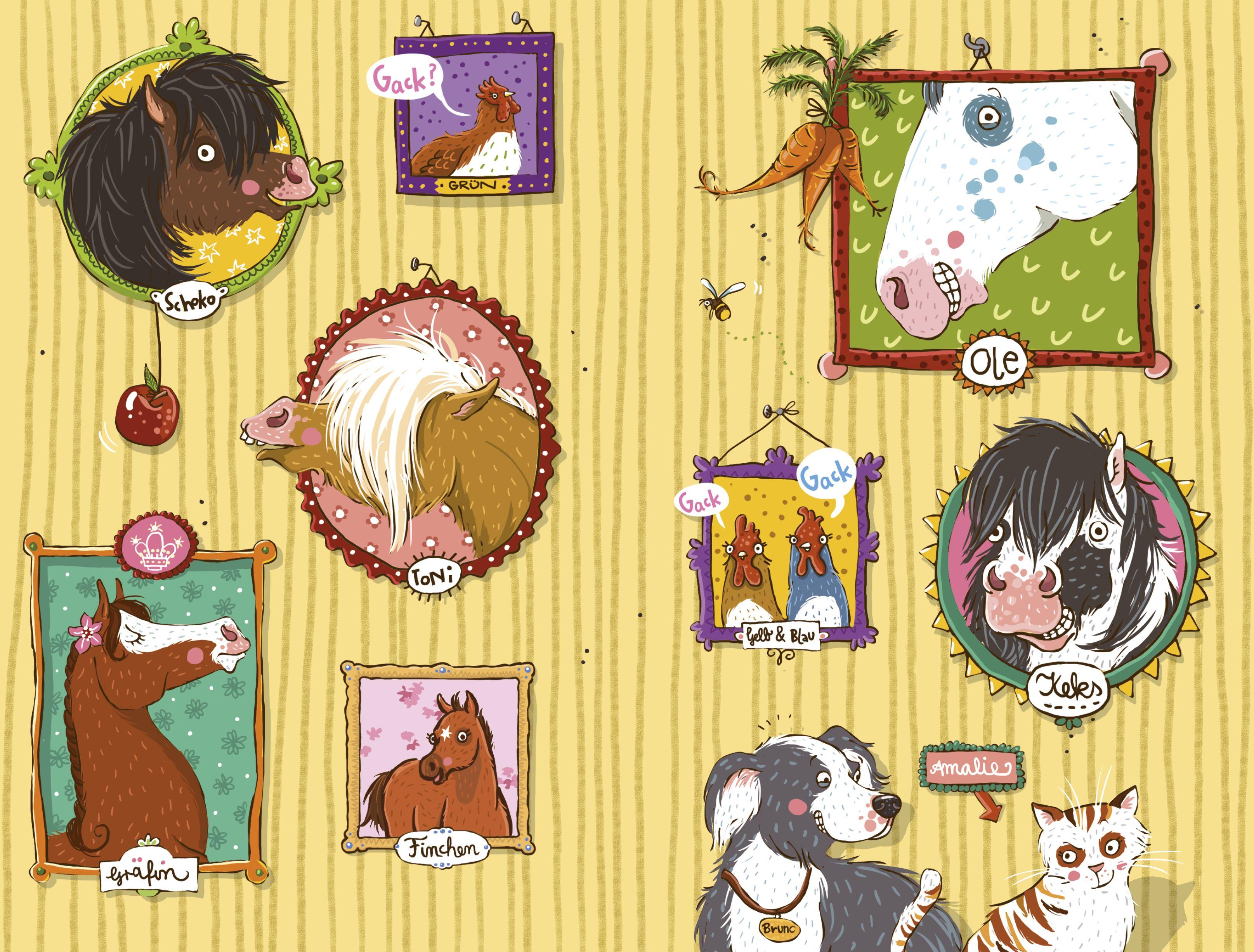 Beispielinhalt (Bild) Die Haferhorde 10 - Für kein Heu der Welt