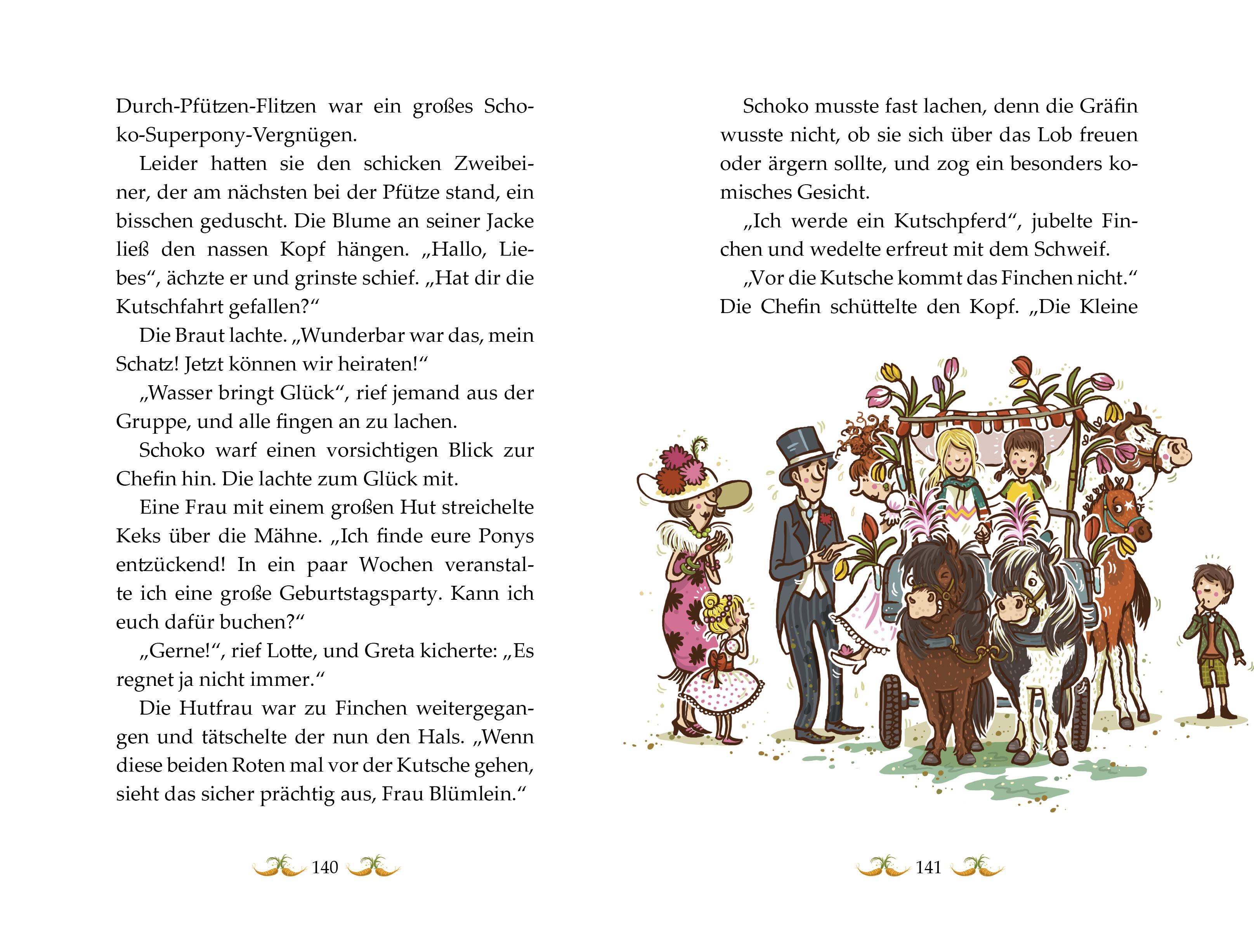 Beispielinhalt (Bild) Die Haferhorde 10 - Für kein Heu der Welt