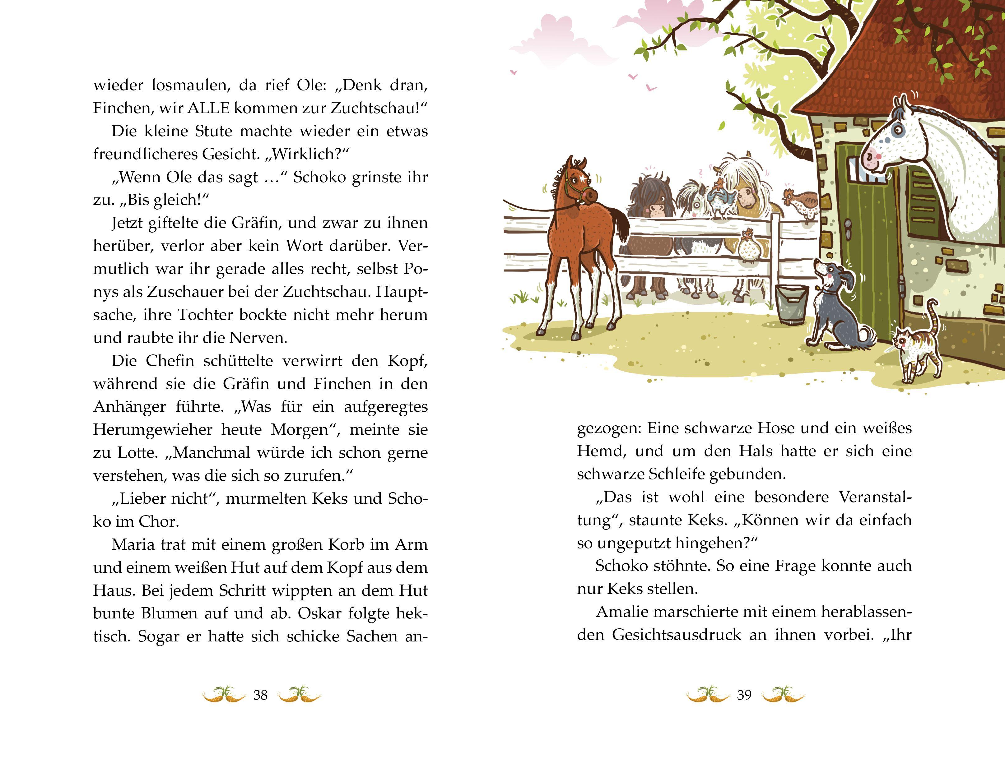 Beispielinhalt (Bild) Die Haferhorde 10 - Für kein Heu der Welt