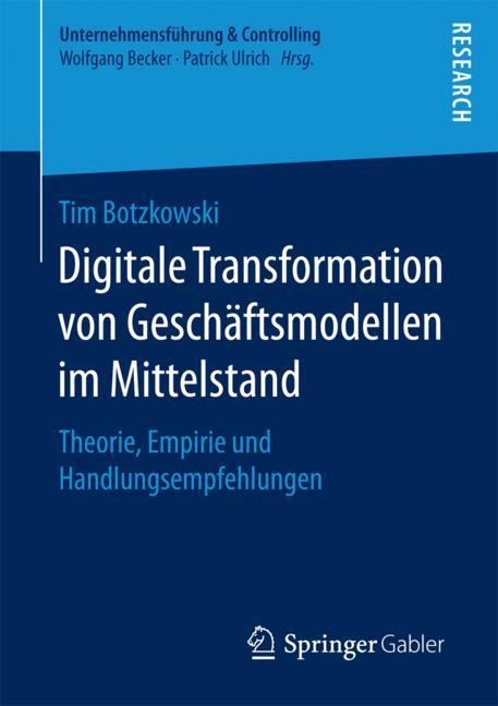 Vorderes Coverbild Digitale Transformation von Geschäftsmodellen im Mittelstand