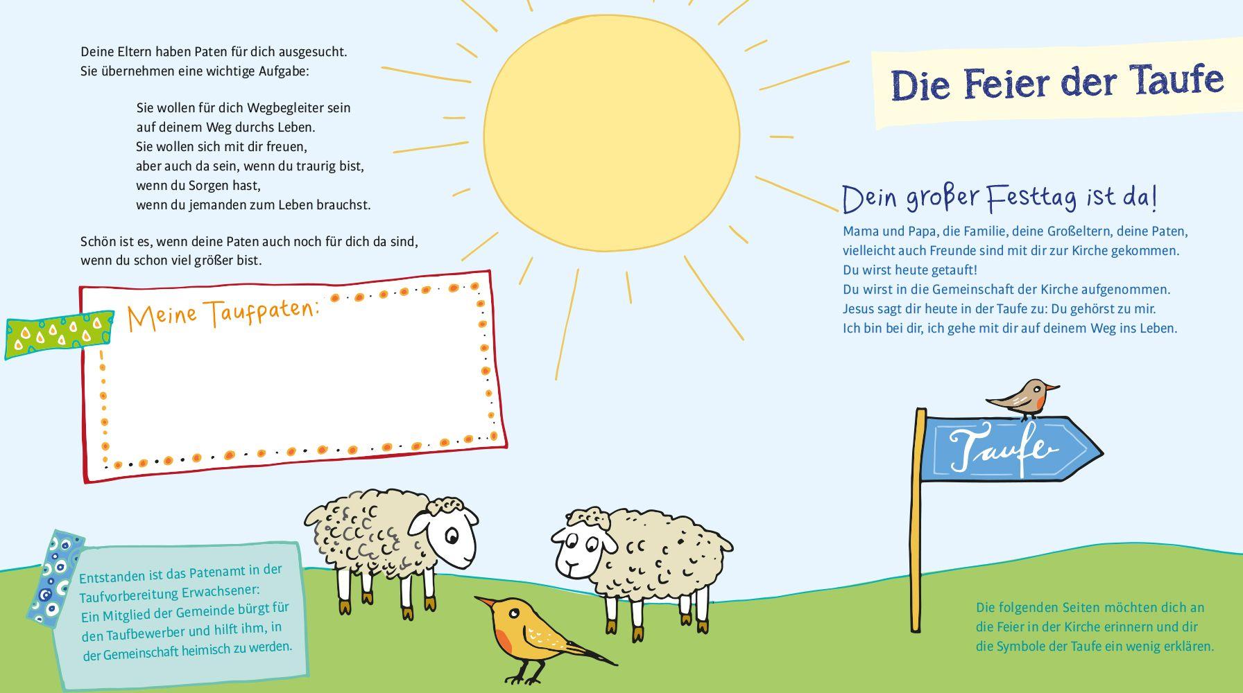 Beispielinhalt (Bild) Meine Taufe