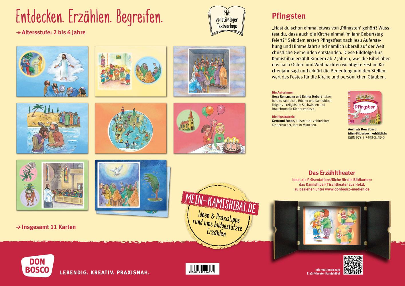 Beispielinhalt (Bild) Pfingsten. Kamishibai Bildkartenset.