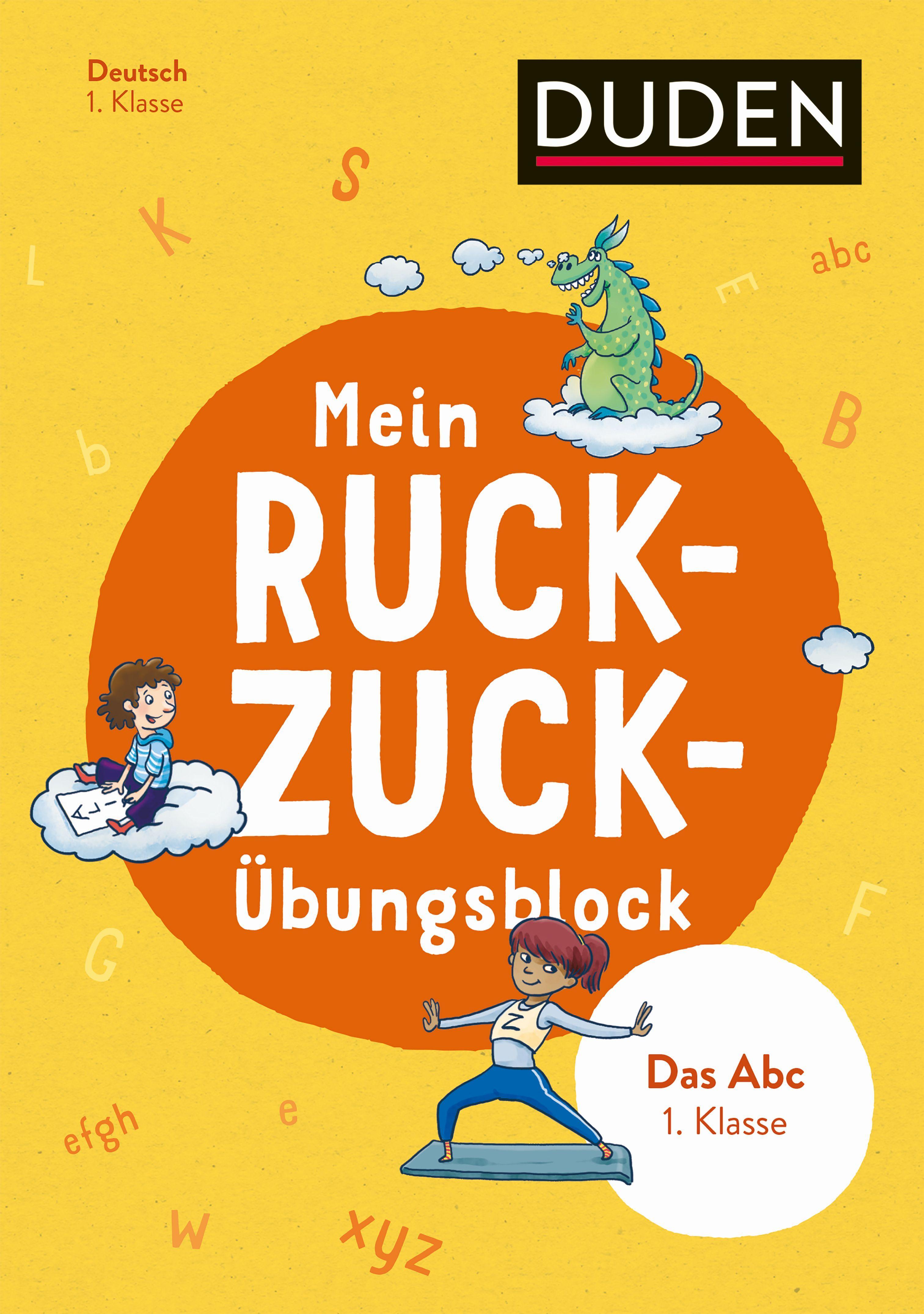 Vorderes Coverbild Mein Ruckzuck-Übungsblock Das Abc 1. Klasse