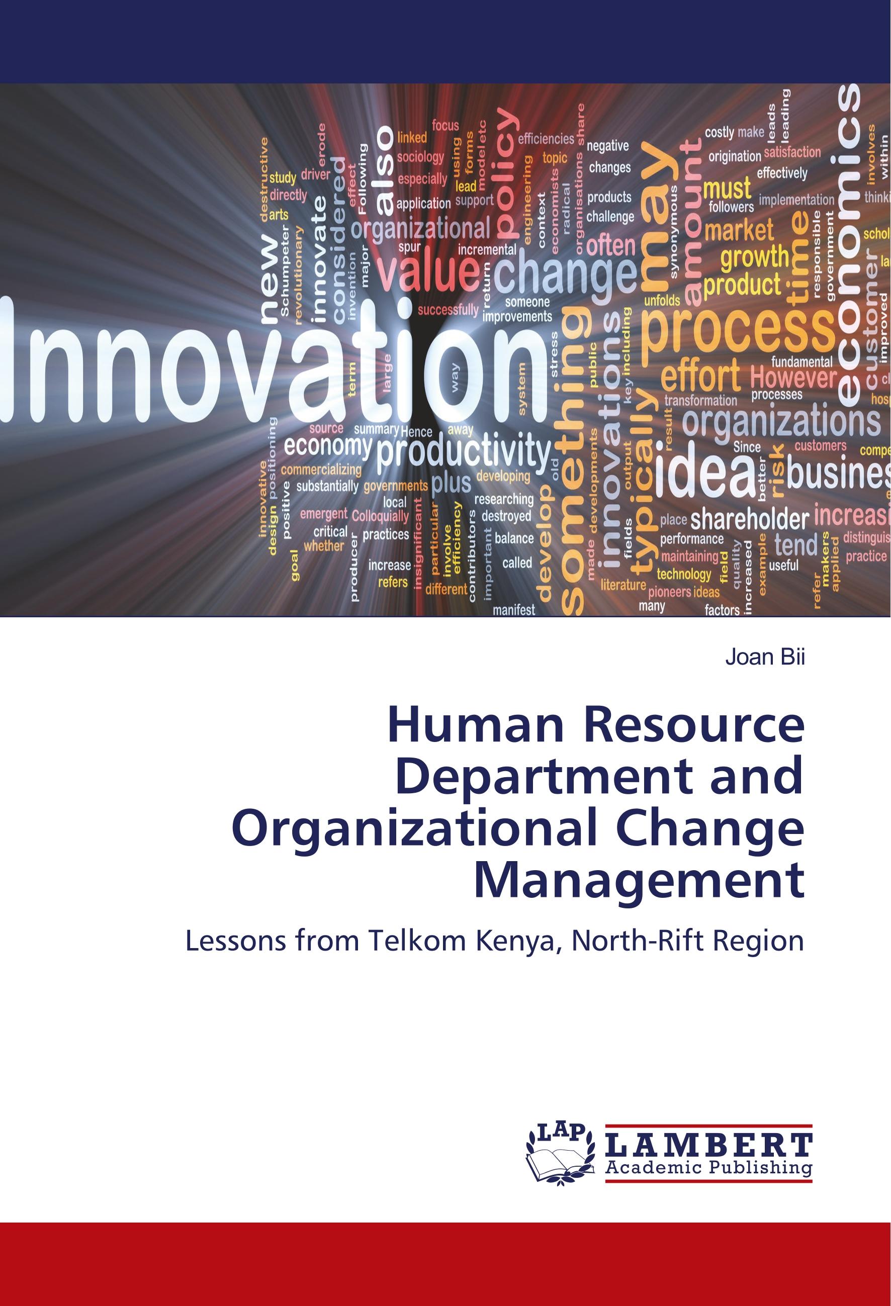 Vorderes Coverbild Human Resource Department and Organizational Change Management
