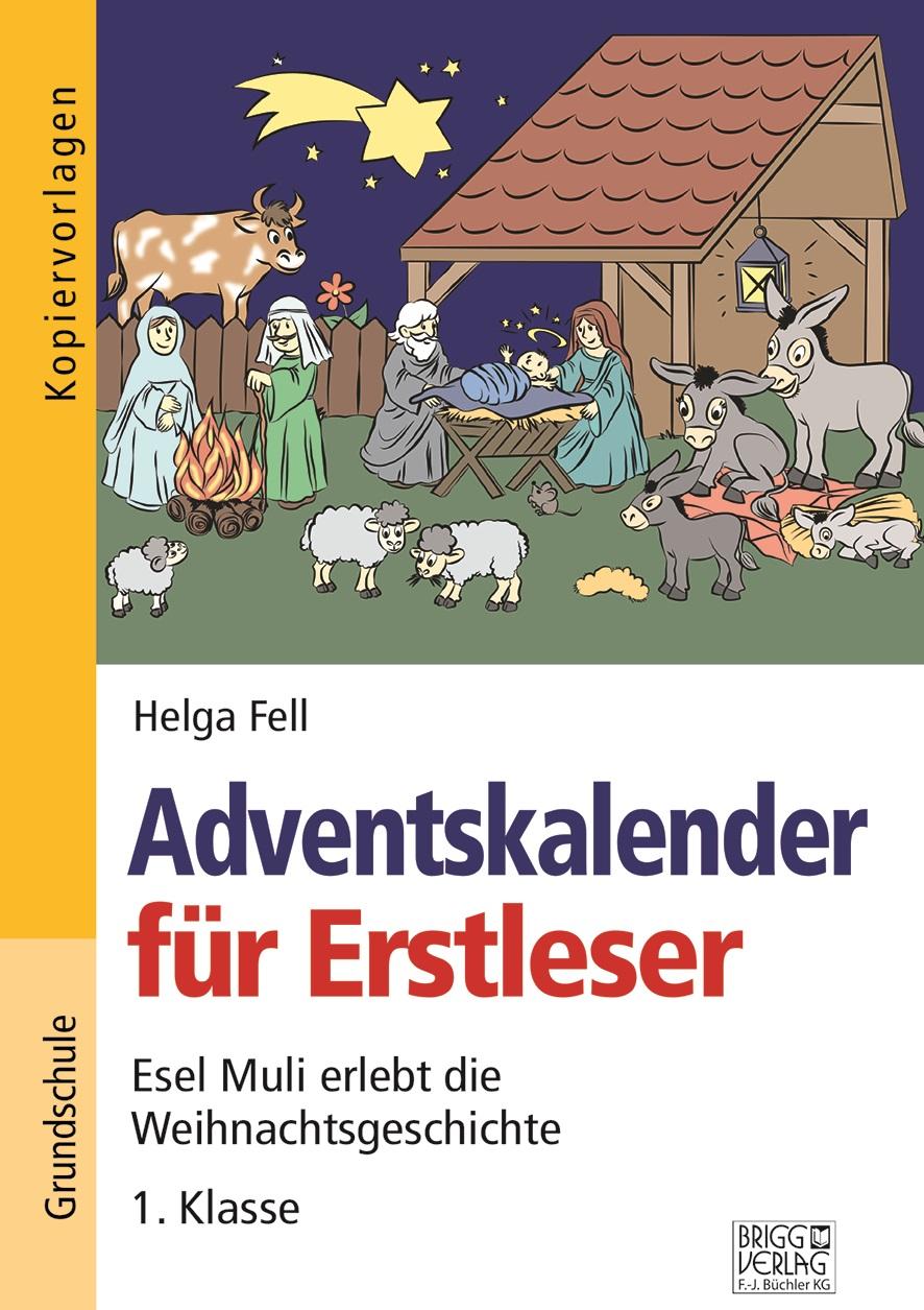 Vorderes Coverbild Adventskalender für Erstleser