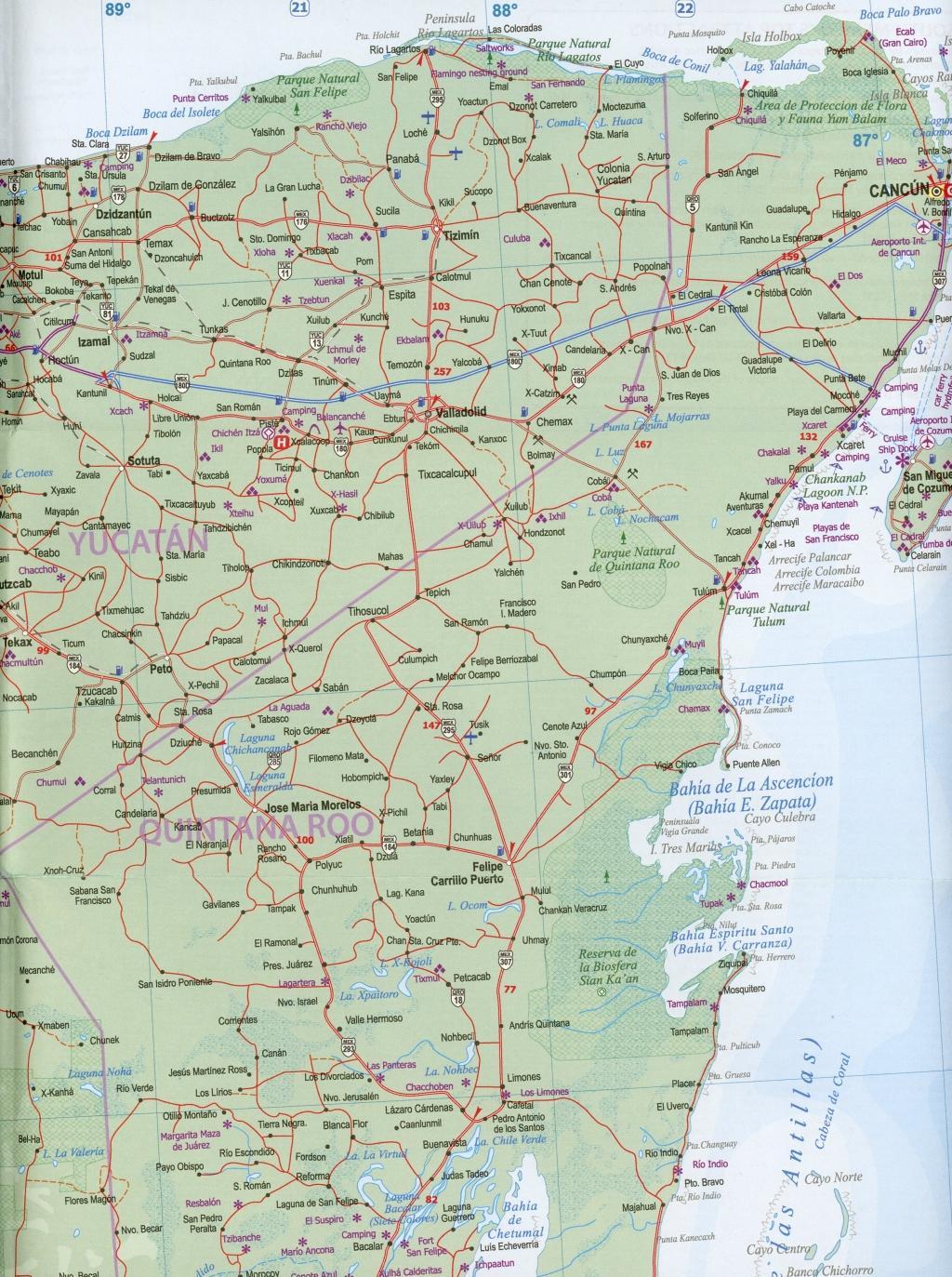 Beispielinhalt (Bild) Mexico South 1:1 200 000