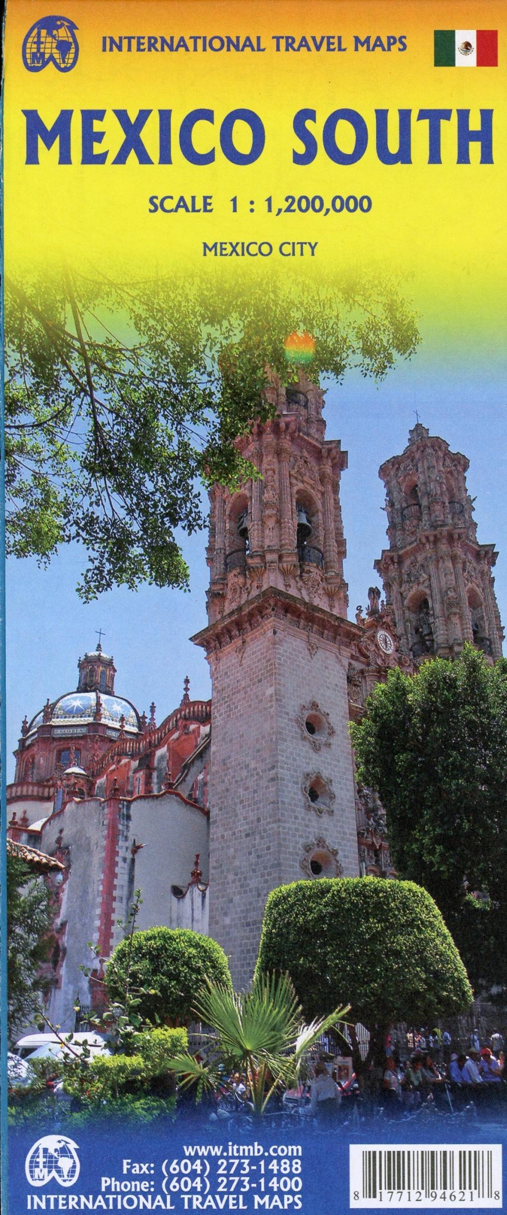 Vorderes Coverbild Mexico South 1:1 200 000