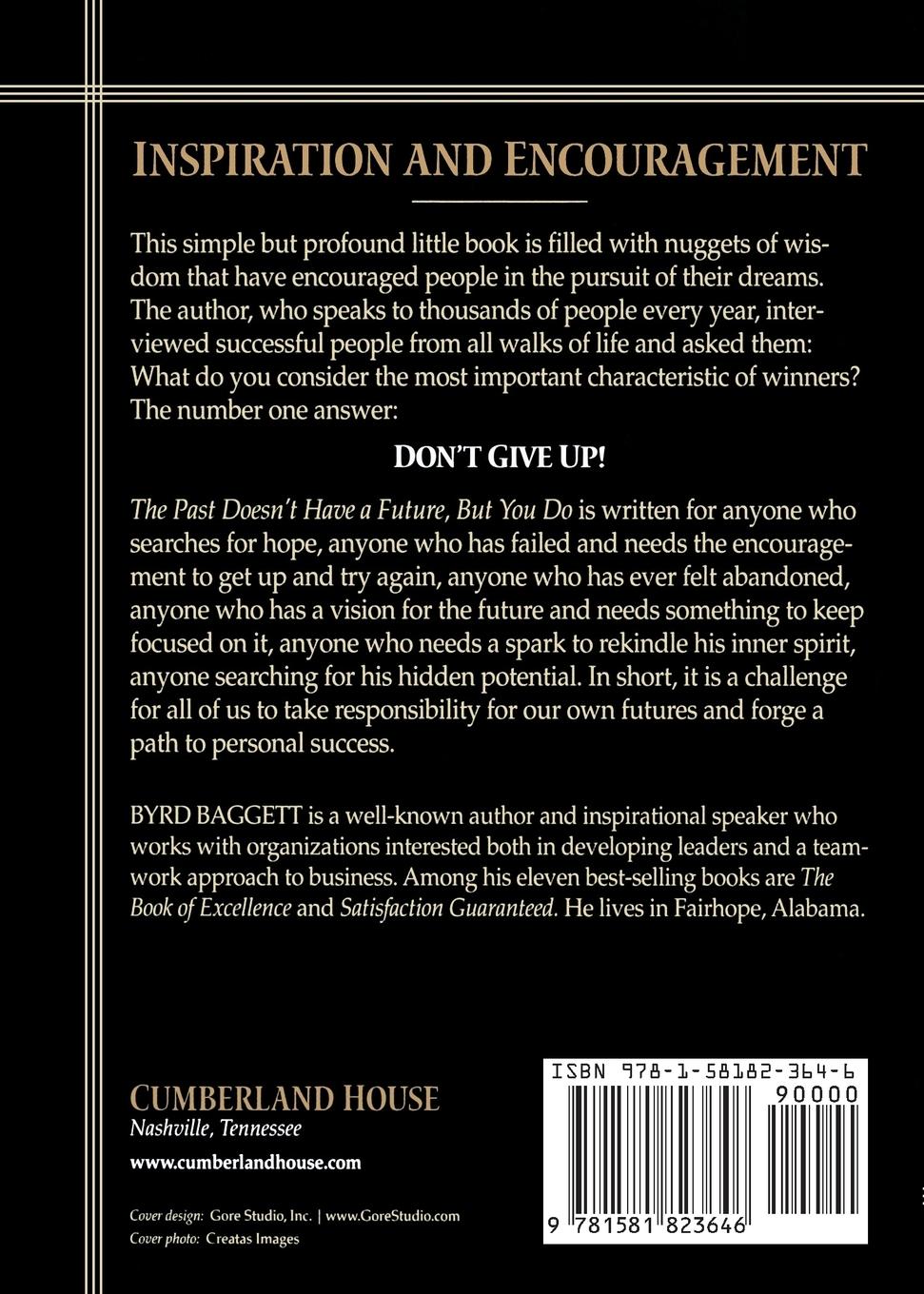 Rückseitencover The Past Doesn't Have a Future, But You Do