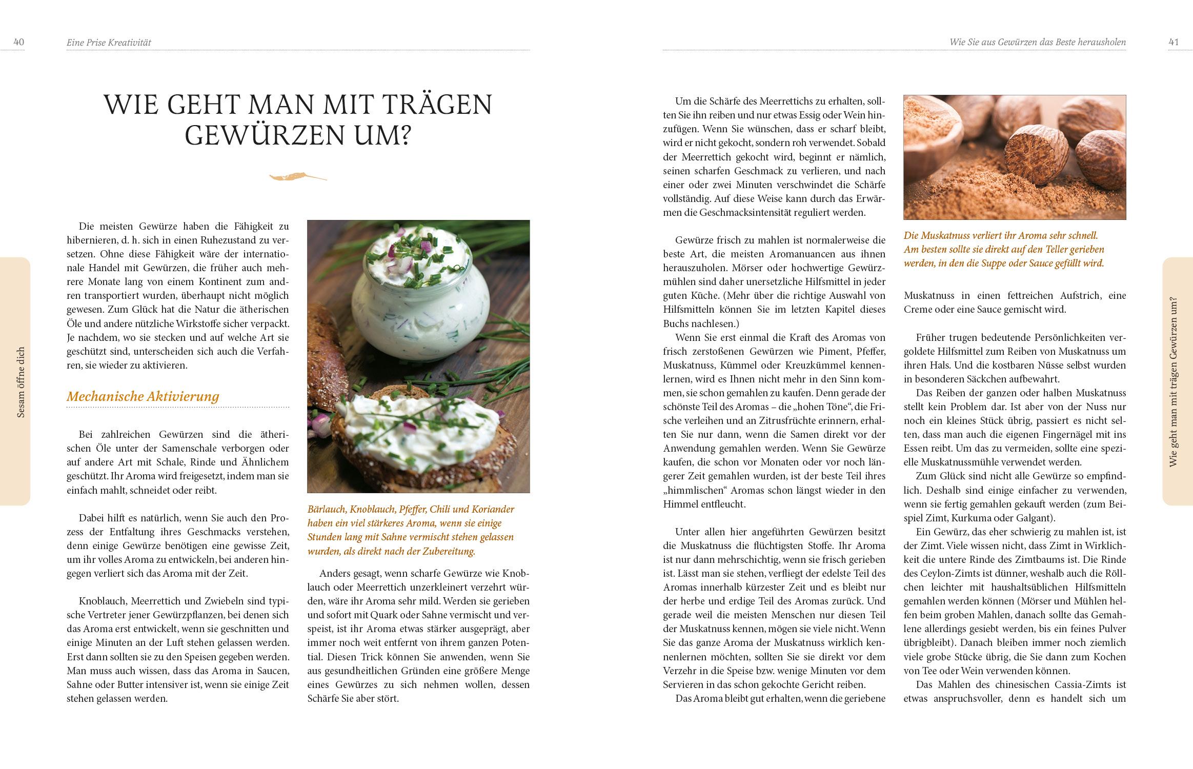 Beispielinhalt (Bild) Eine Prise Kreativität