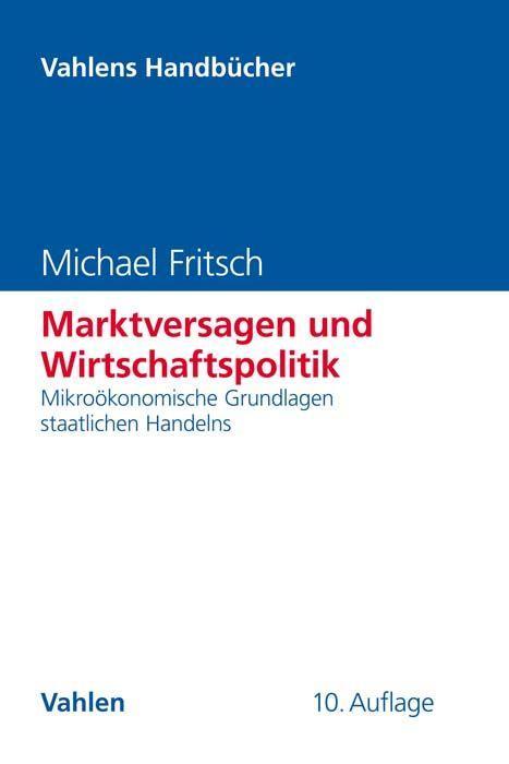 Vorderes Coverbild Marktversagen und Wirtschaftspolitik
