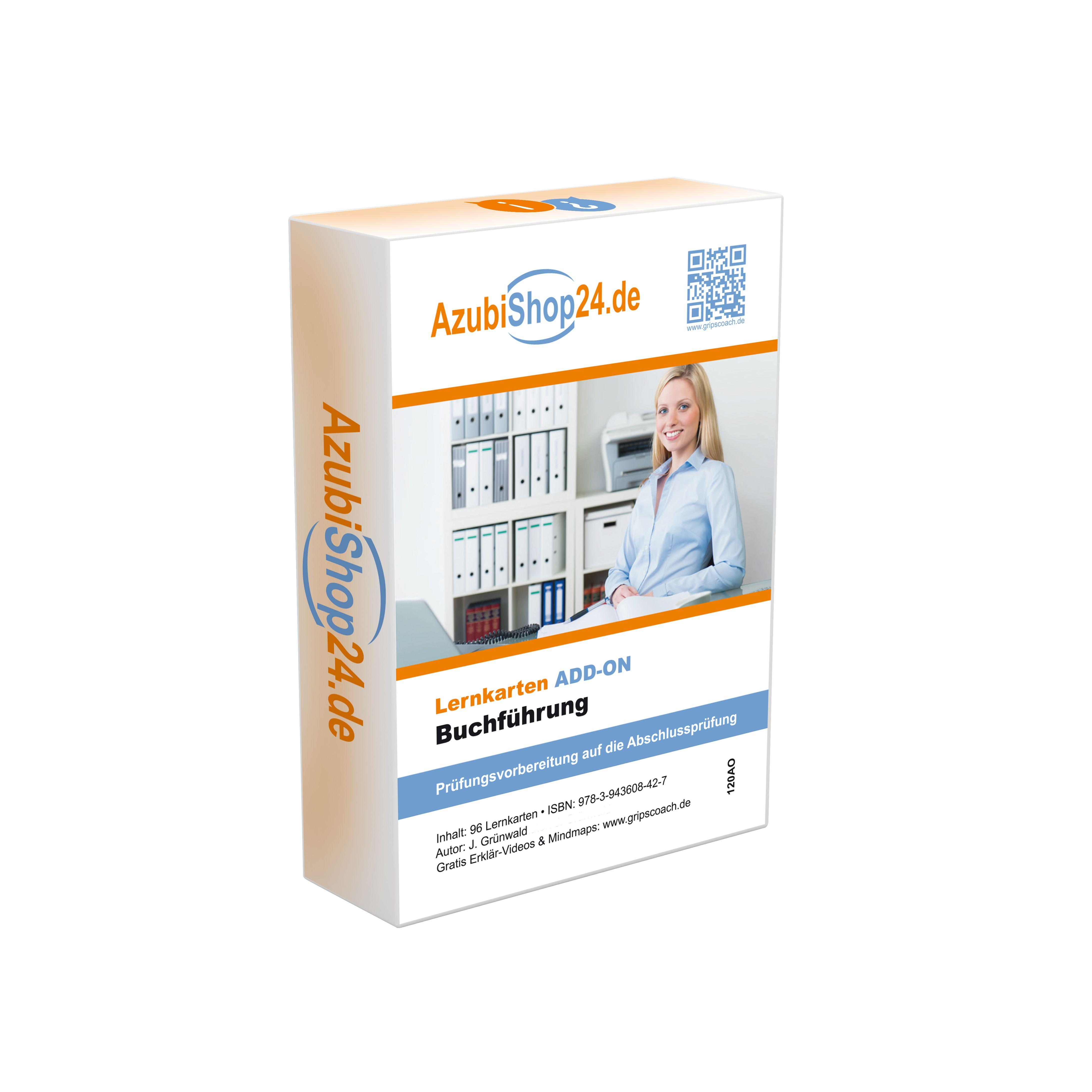 Beispielinhalt (Bild) AzubiShop24.de Lernkarten Kaufmann / Kauffrau für Büromanagement. Maxi-Paket