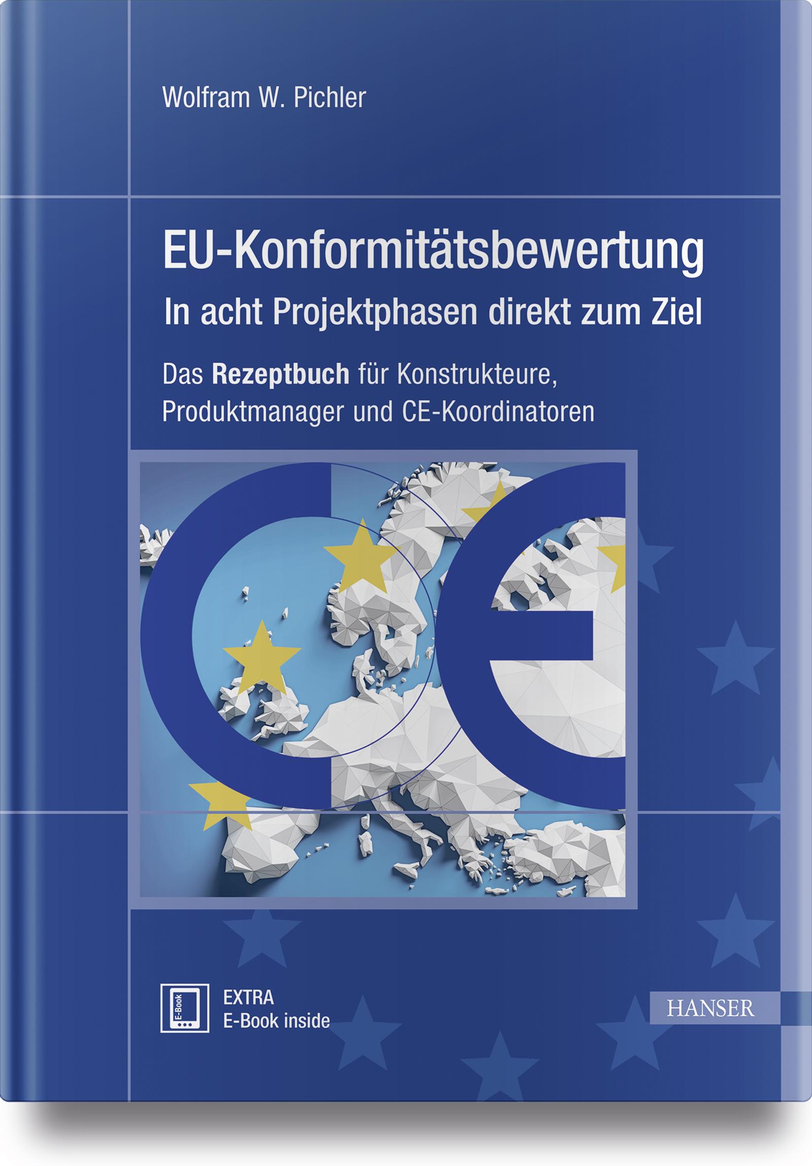 Vorderes Coverbild EU-Konformitätsbewertung - in acht Projektphasen direkt zum Ziel