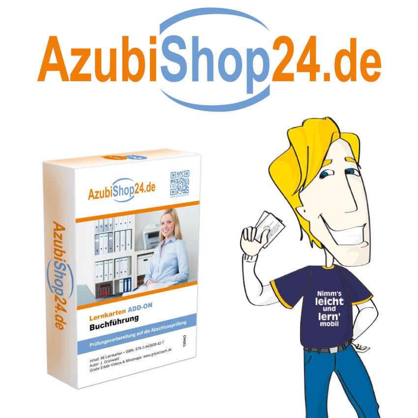 Beispielinhalt (Bild) AzubiShop24.de Lernkarten Kaufmann / Kauffrau für Spedition und Logistik. Maxi-Paket
