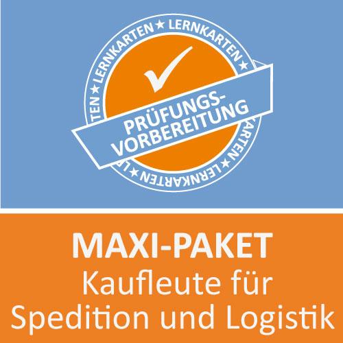 Vorderes Coverbild AzubiShop24.de Lernkarten Kaufmann / Kauffrau für Spedition und Logistik. Maxi-Paket