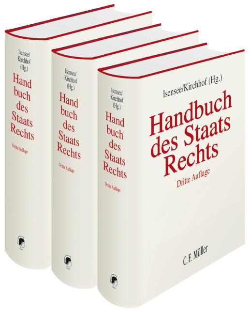 Vorderes Coverbild Handbuch des Staatsrechts der Bundesrepublik Deutschland
