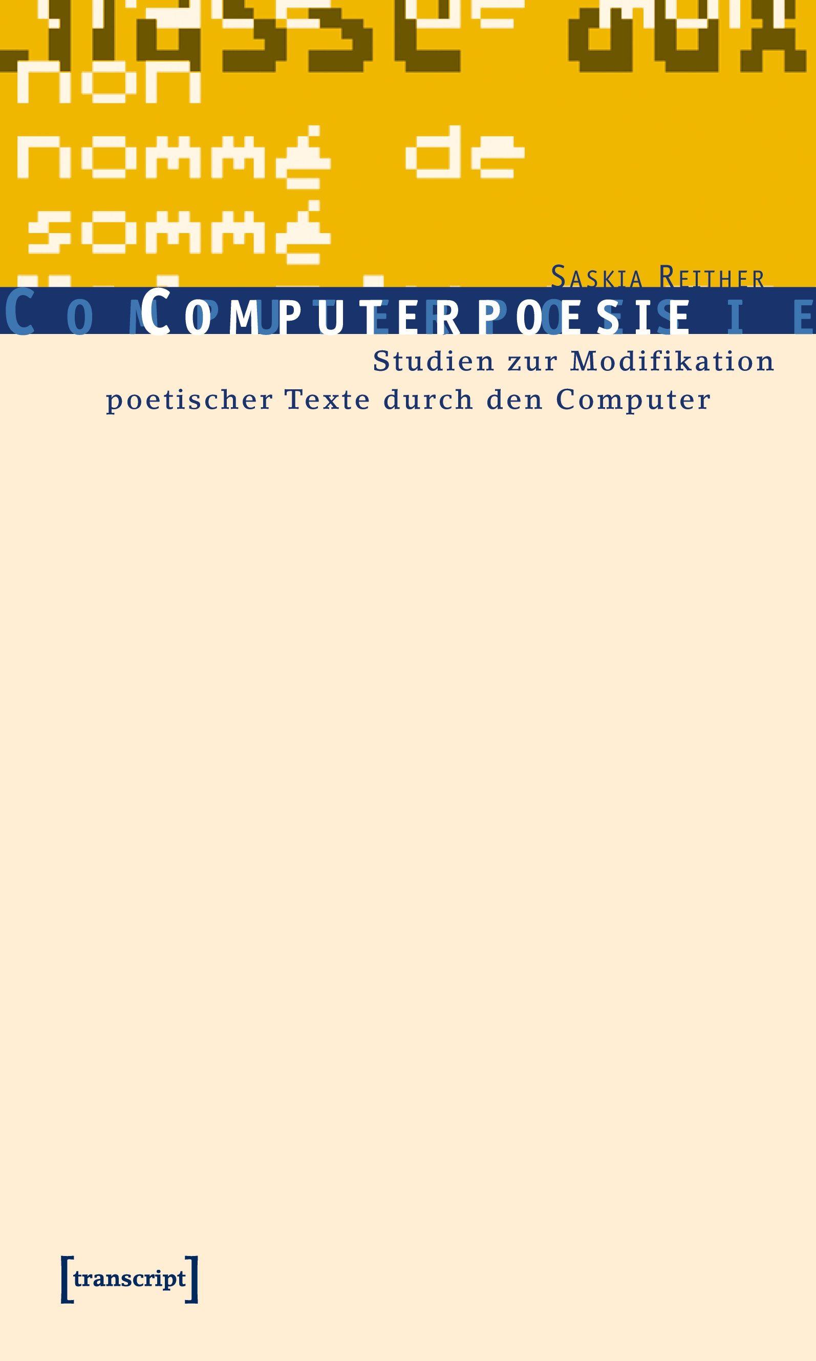 Vorderes Coverbild Computerpoesie