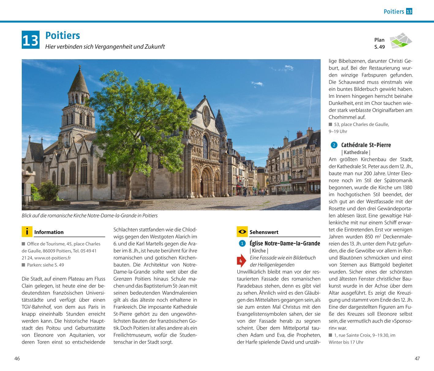 Beispielinhalt (Bild) ADAC Reiseführer Französische Atlantikküste