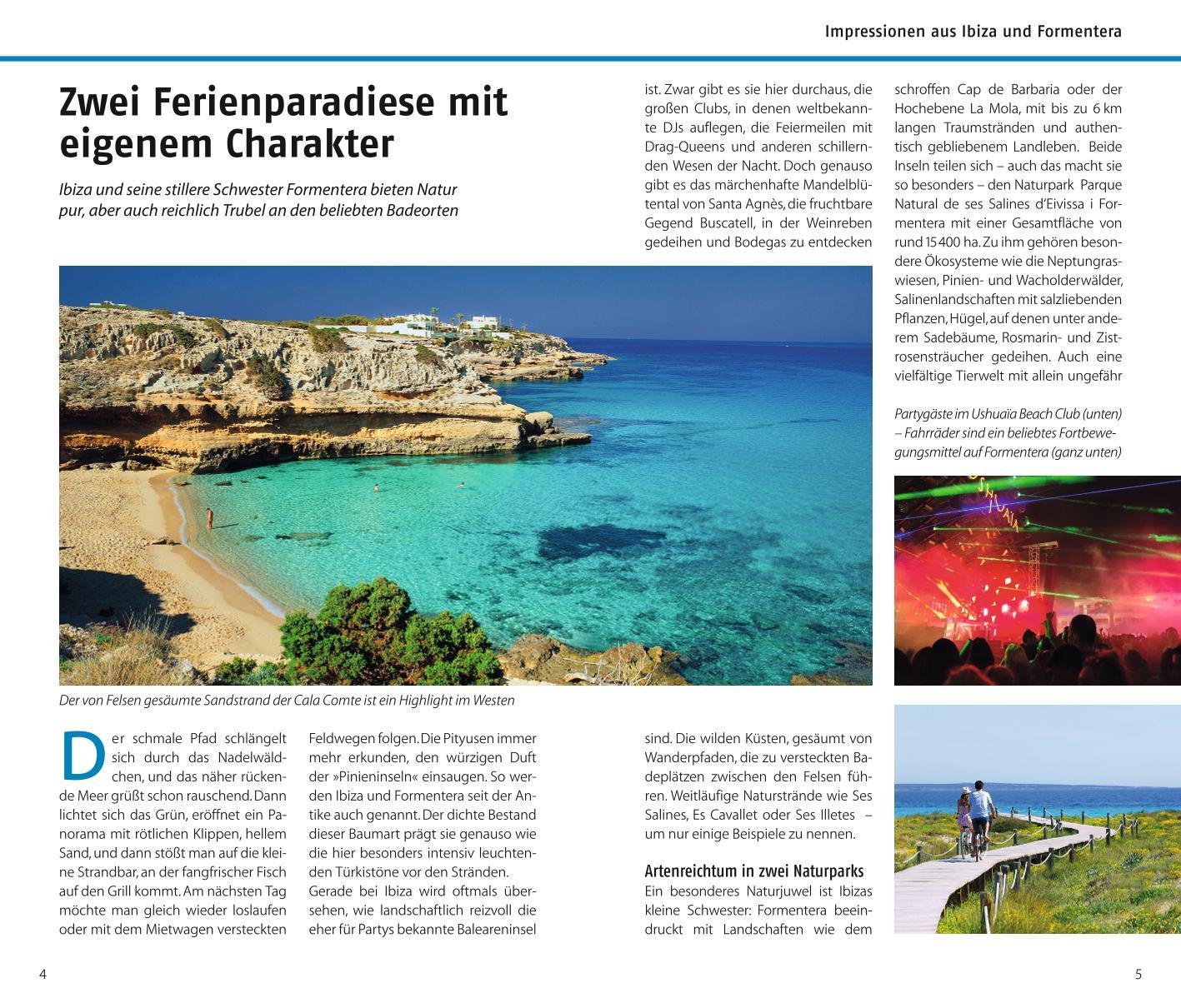 Beispielinhalt (Bild) ADAC Reiseführer Ibiza und Formentera