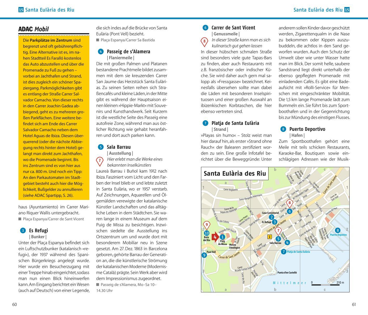 Beispielinhalt (Bild) ADAC Reiseführer Ibiza und Formentera