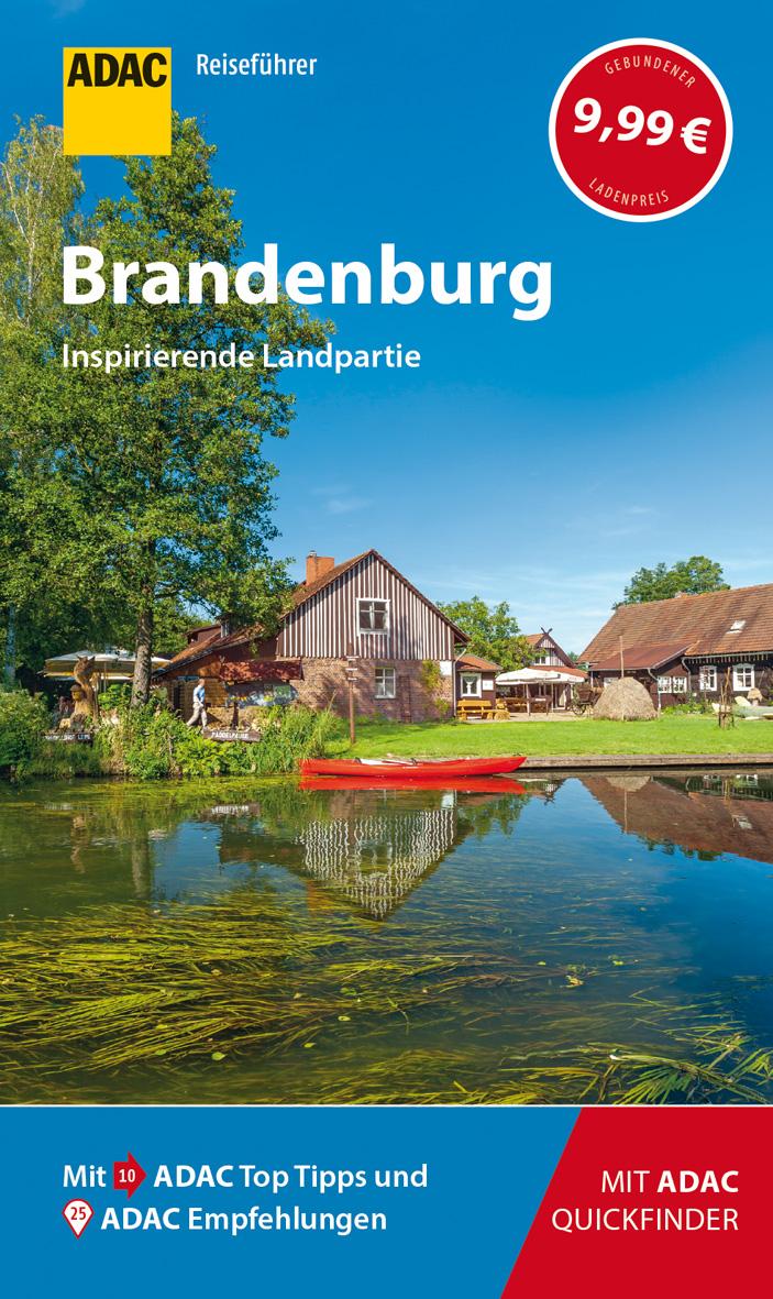 Vorderes Coverbild ADAC Reiseführer Brandenburg