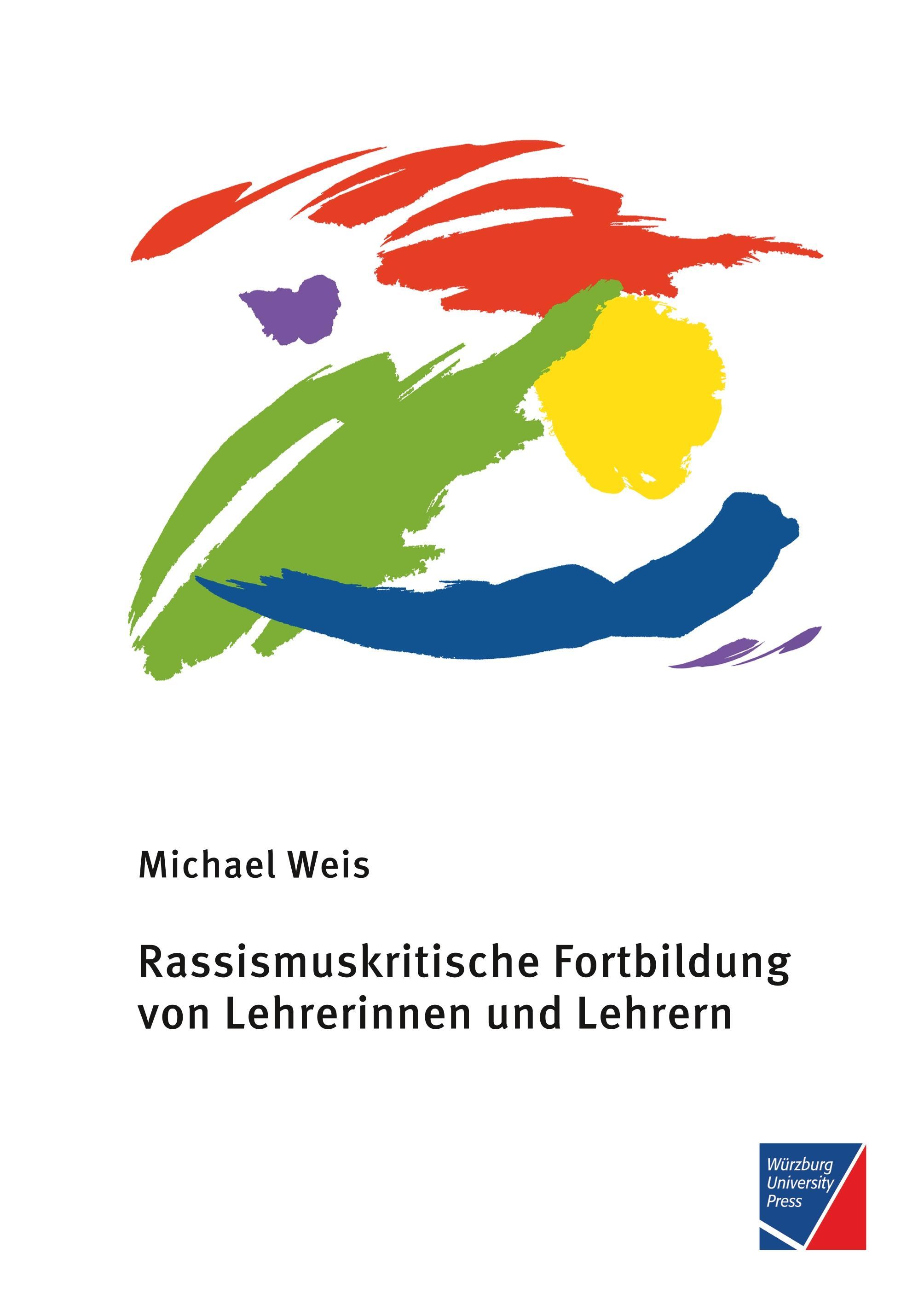 Vorderes Coverbild Rassismuskritische Fortbildung von Lehrerinnen und Lehrern