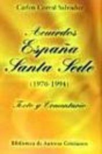 Vorderes Coverbild Acuerdos España-Santa Sede (1976-1994) : texto y comentario