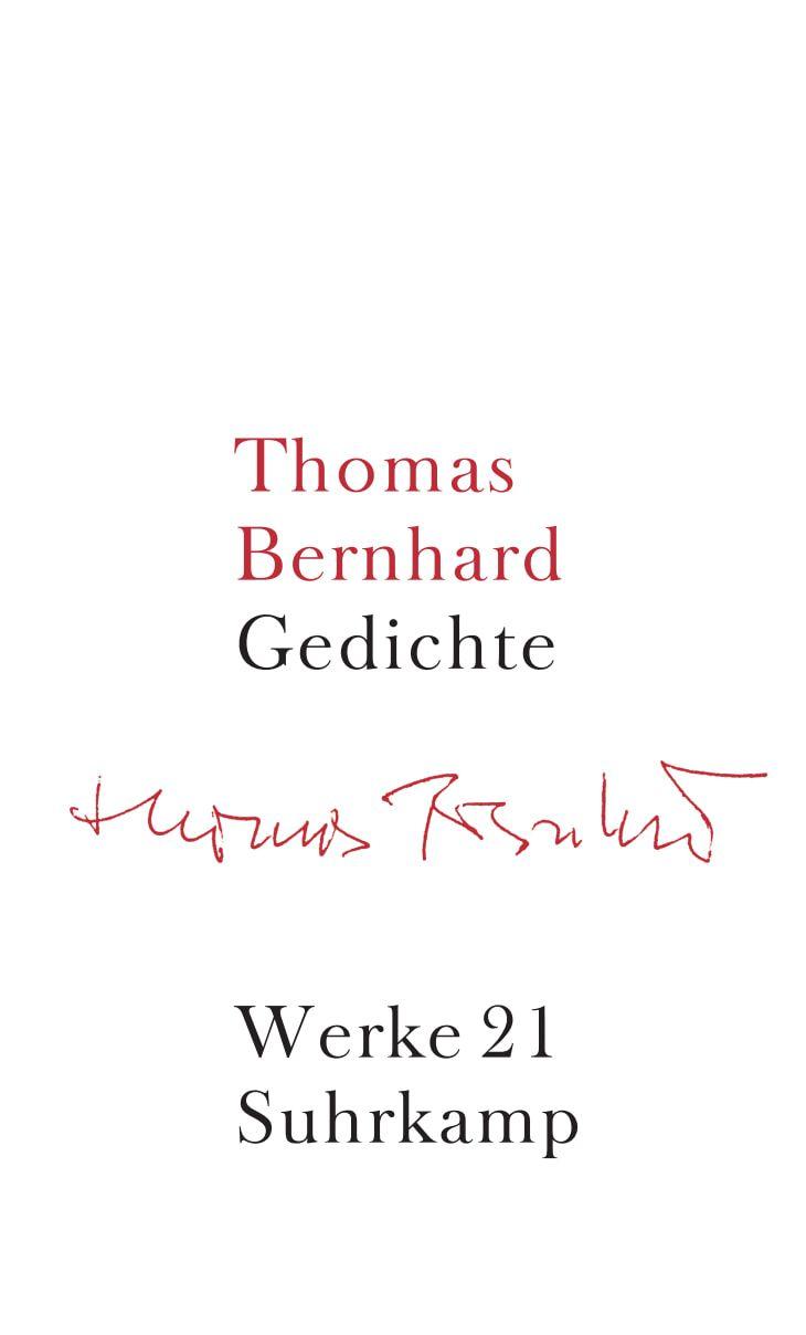 Vorderes Coverbild Werke 21. Gedichte