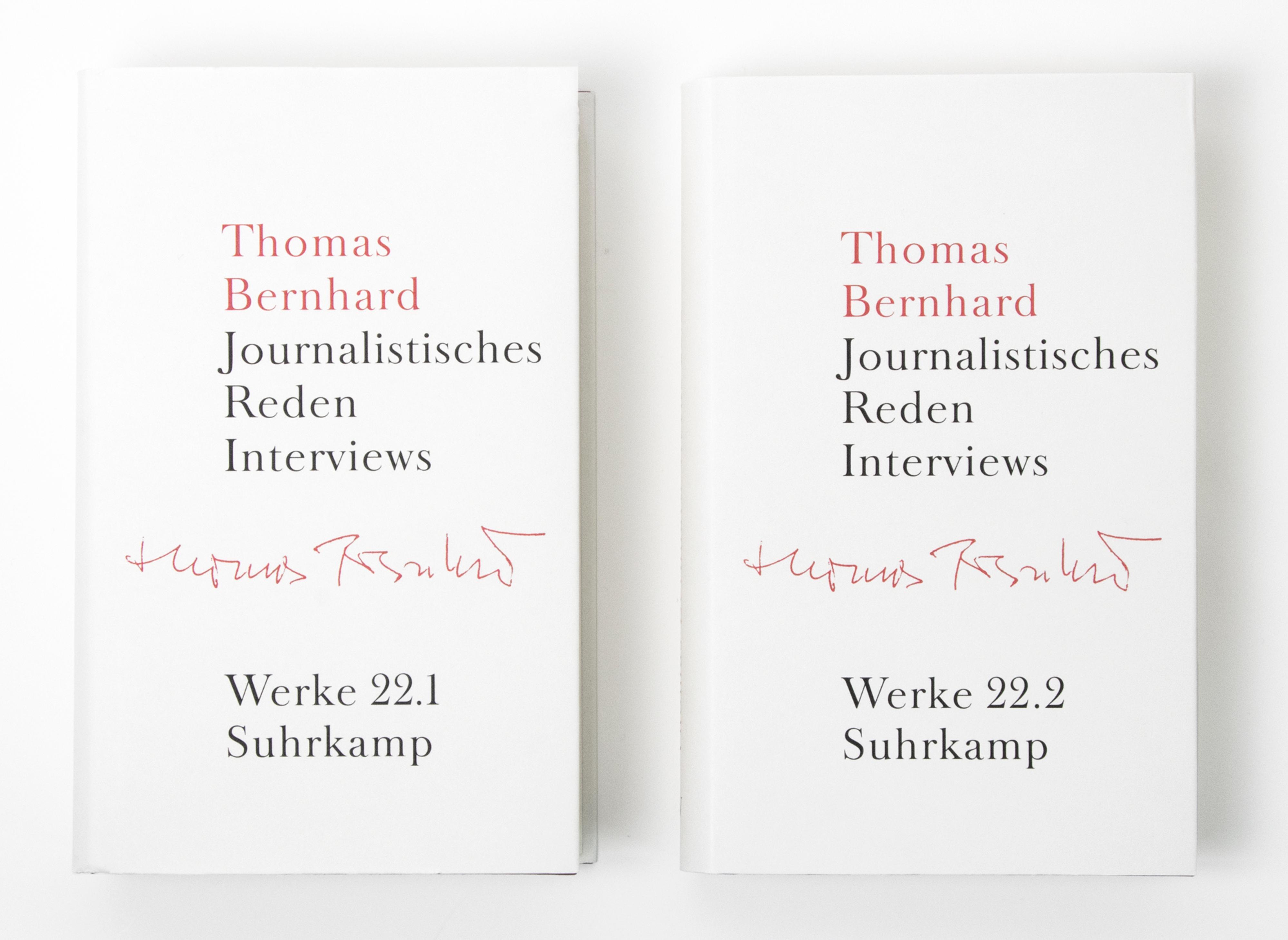 Vorderes Coverbild Werke 22. Journalistisches Reden Interviews