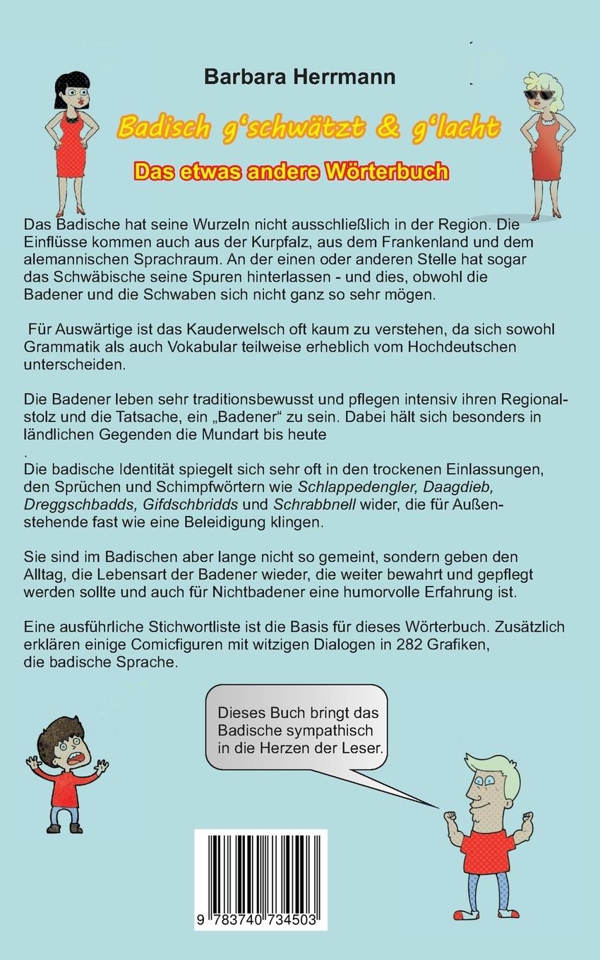 Rückseitencover Badisch g'schwätzt  & g'lacht