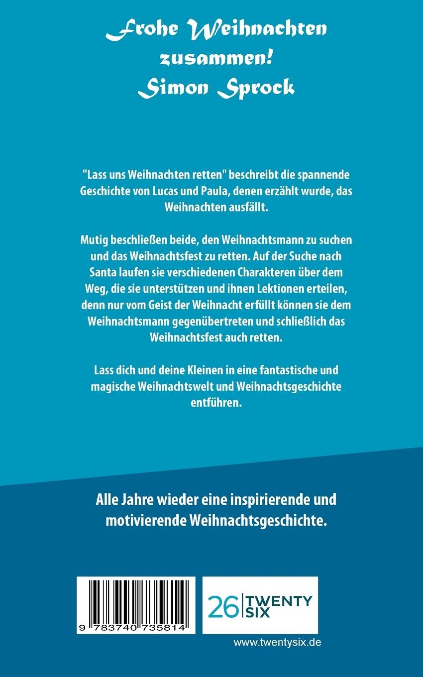 Rückseitencover Lass uns Weihnachten retten!