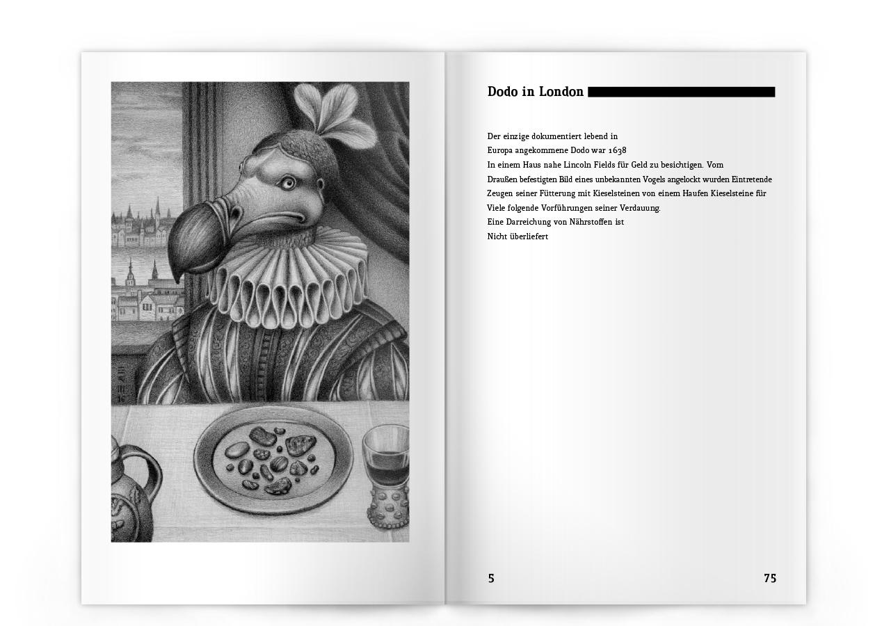 Beispielinhalt (Bild) Dodos auf der Flucht