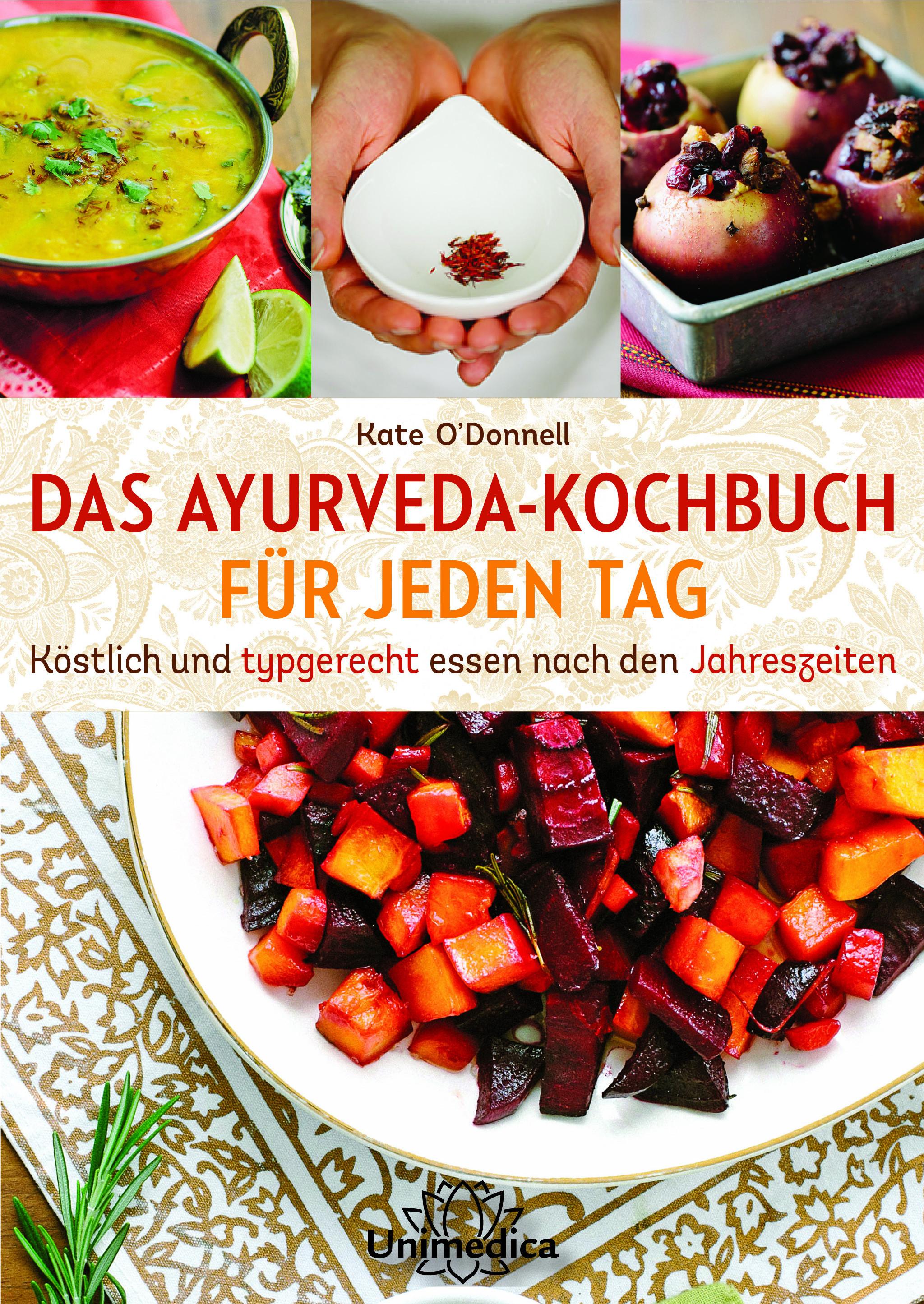 Vorderes Coverbild DAS AYURVEDA-KOCHBUCH FÜR JEDEN TAG