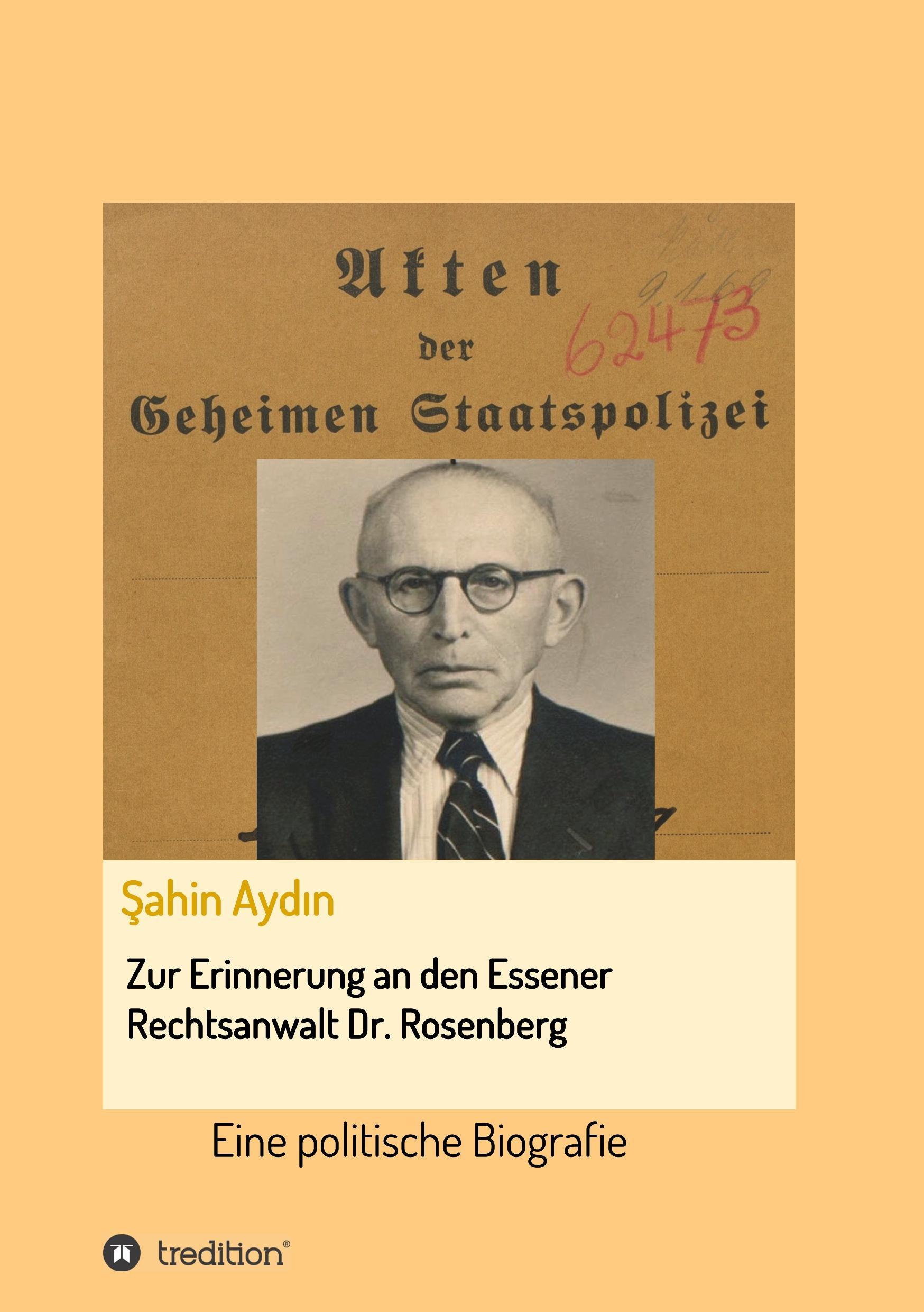 Vorderes Coverbild Zur Erinnerung an den Essener Rechtsanwalt Dr. Rosenberg