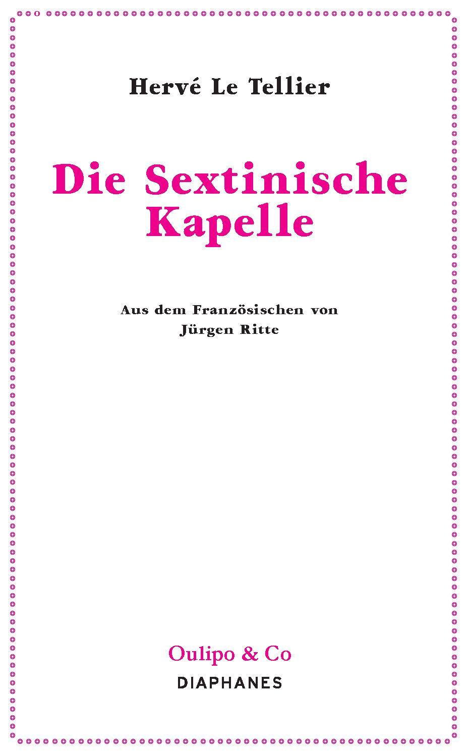 Vorderes Coverbild Die Sextinische Kapelle
