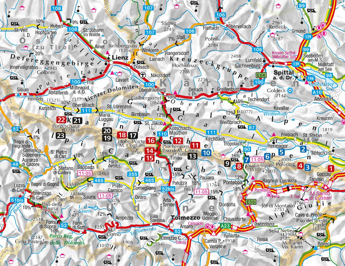 Beispielinhalt (Bild) Karnischer Höhenweg, Von Thörl-Maglern nach Sillian, Mit Varianten und Gipfeln