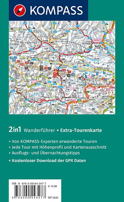 Rückseitencover Karnischer Höhenweg, Von Thörl-Maglern nach Sillian, Mit Varianten und Gipfeln