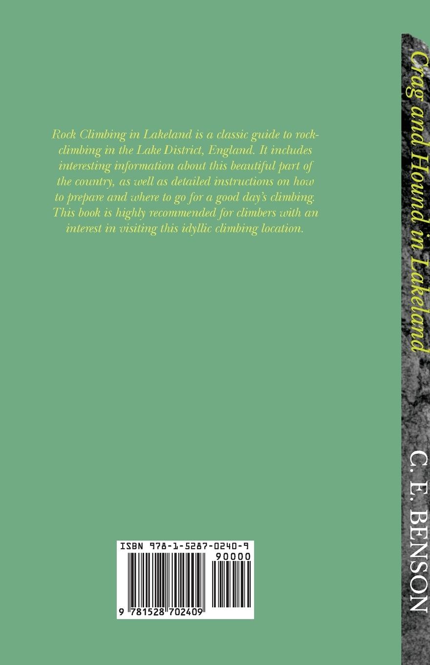 Rückseitencover Rock Climbing in Lakeland