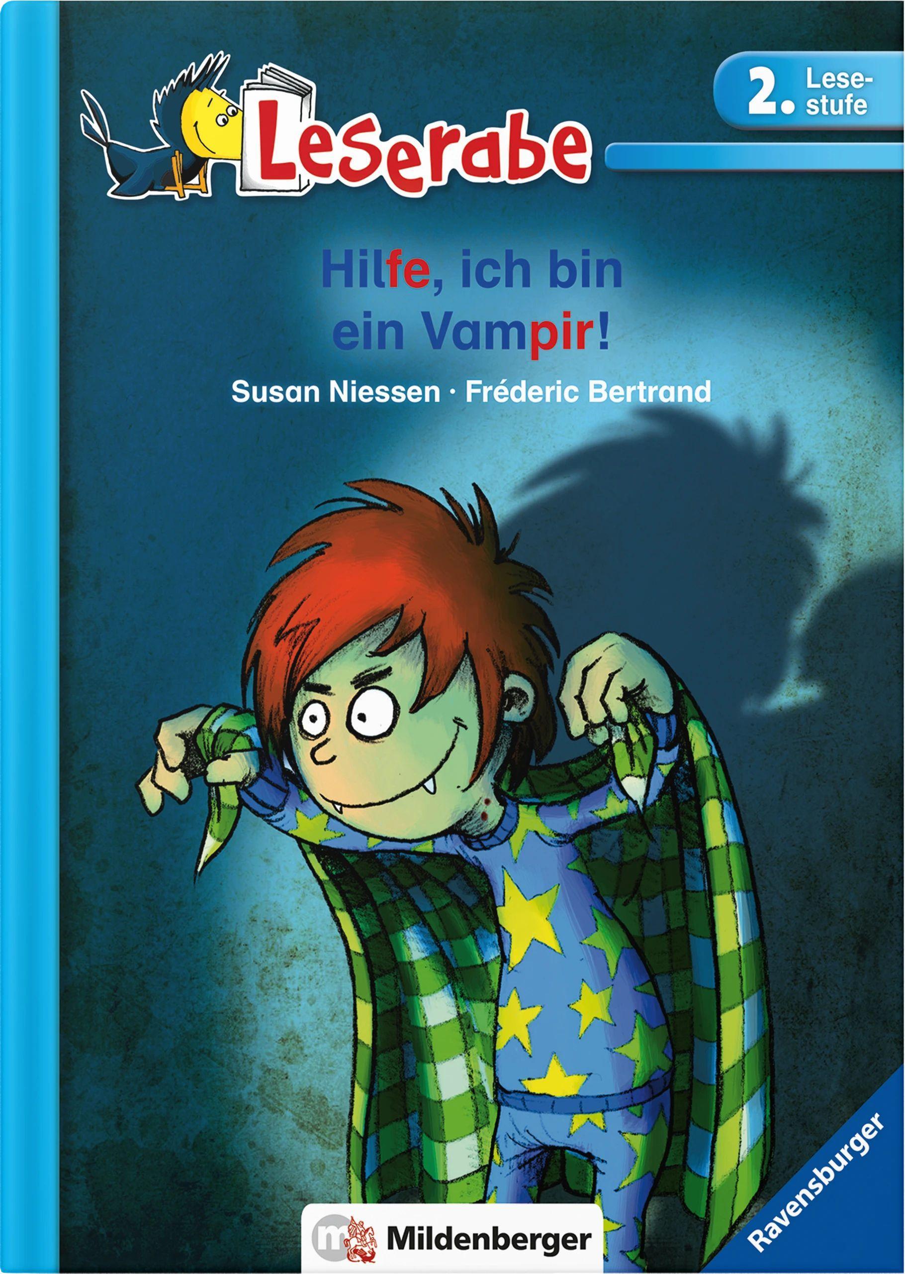 Vorderes Coverbild Leserabe - Hilfe, ich bin ein Vampir! - 2.Lesestufe