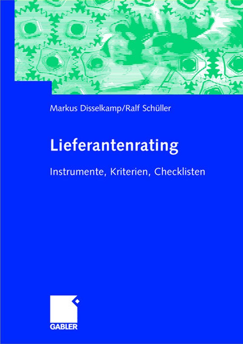 Vorderes Coverbild Lieferantenrating