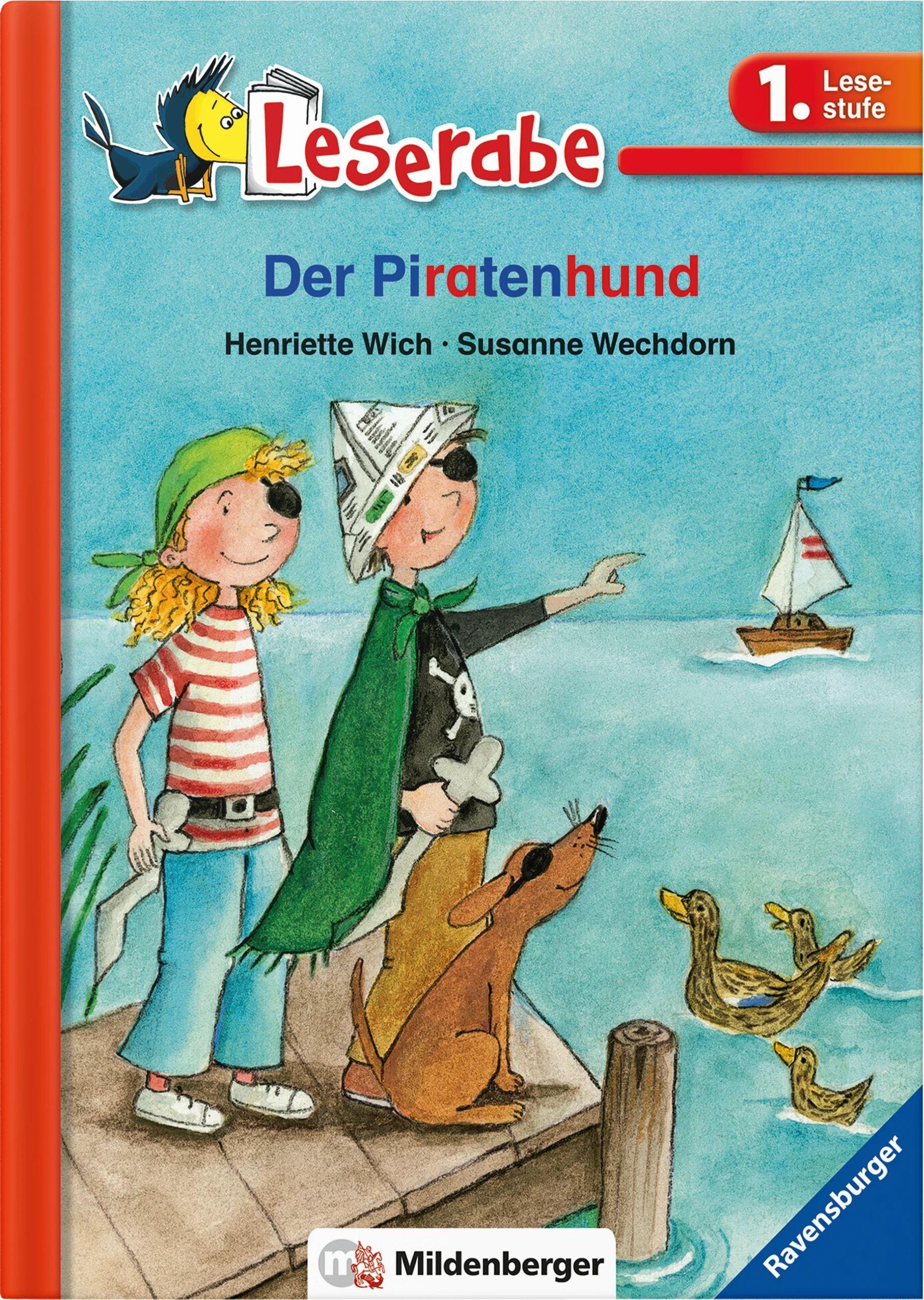 Vorderes Coverbild Leserabe 32 - Der Piratenhund und andere Tiergeschichten, 1.Lesestufe