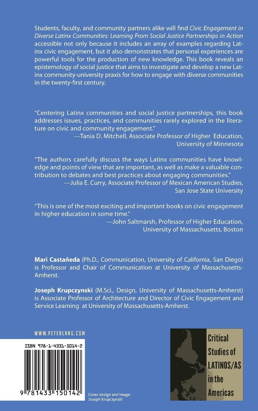 Rückseitencover Civic Engagement in Diverse Latinx Communities